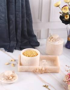 New Arrival Best Prices Luxury Food <b>Storage</b> Resin Jar Set for Kitchen Use <b>Stackable</b> Classic Handcrafted Custom Color <b>Containers</b> - Product Image 3