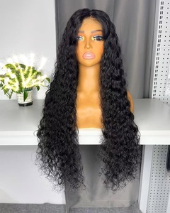 Hot Sale Water Wave <b>Human</b> Hair <b>Wig</b> HD Lace Frontal <b>Wig</b> For Women Custom Length Luxury <b>Wig</b> Available At Export Price - Product Image 1