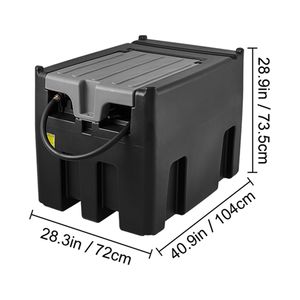 Serbatoio Diesel Portatile da 116 Galloni, Portata 10 GPM, Altezza di Sollevamento 13,1 Piedi, Pompa di Trasferimento Elettrica 12V, Attrezzatura per Lavorazione del Petrolio - Product Image 2