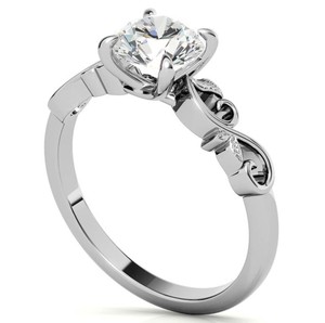 Anillo de Moissanita Tallada en Plata de Ley 925 con Baño de Oro de 14k, Anillo de Compromiso, Boda, Aniversario, Promesa, Novia, de Lujo - Product Image 3