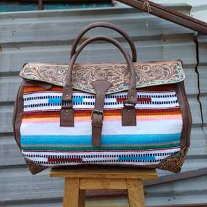 Sac de voyage Western en cuir véritable pour femme, en cuir de vachette pleine fleur, modèle 2026, tendance, pour toutes les saisons - Product Image 4