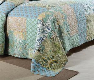Parure de lit matelassée de luxe en coton 200TC imperméable, avec taies d'oreiller, pour décoration intérieure traditionnelle, lavable et rafraîchissante - Product Image 6