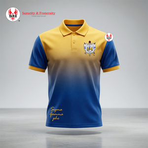 เสื้อคอปกสไตล์ล่าสุดของ Sigma Gamma Rho สำหรับชมรมนักศึกษา |   เสื้อยืดคอตตอน บัตตันดาวน์ 1922 ไดวีน ไนน์ โปโล ทัชสัมผัสแห่งแฟชั่นที่กำลังมาแรง - Product Image 6