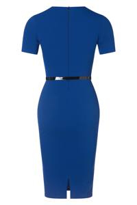 Vestido Deportivo Flexible para Mujer, Diseño Atlético, Logotipo Personalizado, Manga Corta, Lona Transpirable, Ecológico, Largo - Product Image 5