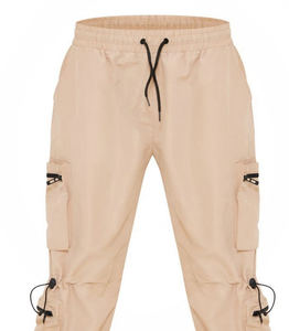 Pantalones Cargo de Cintura Elástica para Mujer, Pantalones Casuales de Corte Holgado, Estilo Urbano - Product Image 5