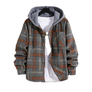 PREDATEX INDUSTRIES Blouson universitaire unisexe grande taille en tissu de laine, séchage rapide, respirant, écologique, décontracté, hiver, col montant - Product Image 1