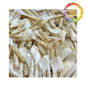 Premium natural shell spoon mother of pearl for dessert serving and elegant <b>dining</b> <b>table</b> use - Product Image 2