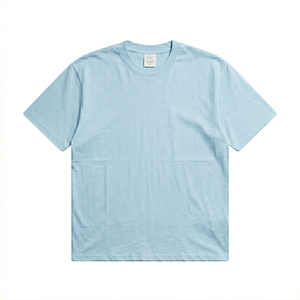 T-shirt Homme Oversize à Épaules Tombantes de Haute Qualité 100% Coton Style Streetwear Col Rond 260 Grammes Vente en Gros Fabricant - Product Image 4