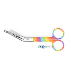 Ciseaux de soins infirmiers à bec de canard, design fierté LGBT, conçus pour des coupes rapides et précises sur les bandages et les pansements - Product Image 6