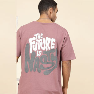 Nueva Camiseta de Verano para Hombre, Estilo Oversize, con Estampado en Serigrafía, Antiarrugas, Logotipo Frontal Personalizado, Venta al Por Mayor, Mezcla de Algodón y Poliéster - Product Image 4
