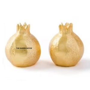 Accesorio de Mesa de Comedor Moderno en Dorado y Plateado, Juego de Salero y Pimentero con Corte de Diamante Único, Vajilla Metálica de Lujo para Cocina - Product Image 4