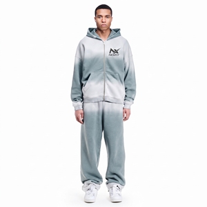 Conjunto Deportivo Personalizado para Hombre, Sudadera con Capucha y Pantalones de Felpa, 100% Algodón, Tallas Grandes, Ropa Deportiva para Entrenamiento - Product Image 1