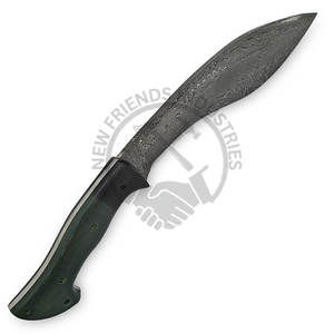 Nouvelle édition personnalisable de couteau de survie en acier Damas de 15 pouces avec manche en bois Micarta, meilleur couteau de camping, de chasse et de plein air - Product Image 5