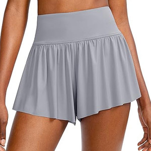 Diseño de cintura elástica con tela suave, ideal para uso diario y cómodo, estilo casual, pantalones cortos Elle. - Product Image 1