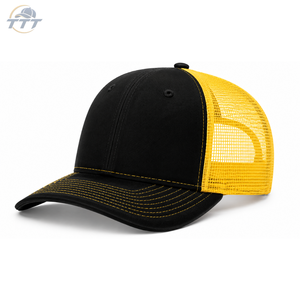 Casquette Trucker Vintage Marron et Blanche à 6 Panneaux Personnalisée en Gros, Unisexe, Respirante, en Maille, avec Fermeture Snapback, pour l'Extérieur - Direct Usine - Product Image 1