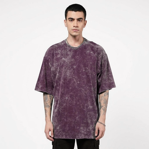 Camiseta de Manga Corta con Cuello Redondo para Hombre, Lavado Ácido, de la Mejor Calidad, Nueva Llegada, Precio al por Mayor - Product Image 2