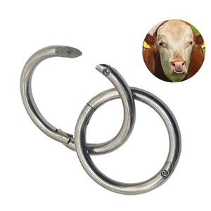 Anillo Nasal para Toro de Latón de Alta Calidad, Instrumento Veterinario, Accesorio para Ganadería con Anillo de Acero para Toro - Product Image 2