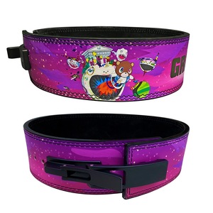 Cinturón de levantamiento de pesas GAF Fitness con soporte lumbar, hebilla de palanca para sentadillas, transpirable, antideslizante, con logo personalizado, de cuero, para levantamiento de potencia y gimnasio. - Product Image 5