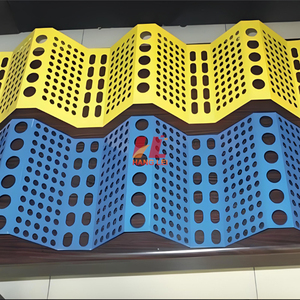 Chuyên nghiệp gió bụi hàng rào tấm thép mạ kẽm nhôm Composite cho bên ngoài xây dựng an ninh Gió Bụi Net - Product Image 1