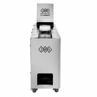 Industrielle Motorisierte Roti-Pressmaschine Rostbeständiger Metallkörper Variable Größe Automatischer Tortilla-Hersteller 500 Stück pro Stunde Ausbeute