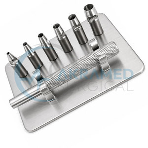 Juego de Punzones Dérmicos Keyes de 4 Pulgadas, Reutilizables, Kit de Instrumentos Quirúrgicos de Dermatología, Acero Inoxidable, Certificado CE - Product Image 2