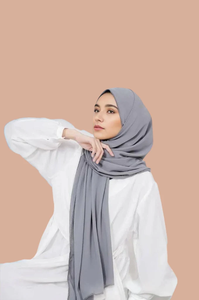 Soft Drape <b>Scarf</b> Fabric Cotton Viscose Polyester Blend Lightweight Neckwear Textile OEM ODM Private Label Custom Manufacturer - Product Image 2