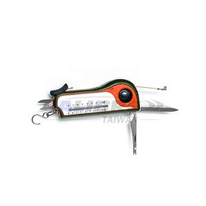 Couteau de pêche portable TAIWAN CALIBRE, outil de pêche multifonction pour lac, rivière, ruisseau, réservoir et étang (ABS/Acier) - Product Image 1