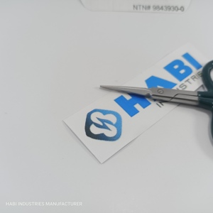 Rubber Grip Custom Embroidery Stainless Steel <b>Mini</b> Right-<b>Handed</b> Cuticle Scissors High Quality Beauty - Product Image 4