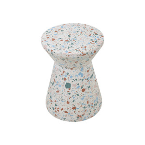 Table d'appoint de luxe en terrazzo de haute qualité, tabouret minimaliste, mobilier de jardin, meilleur choix, table basse d'intérieur et d'extérieur - Product Image 2