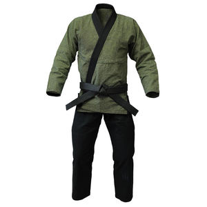 Combinaison de karaté en tissu satiné personnalisé, unisexe, entraînement sportif, logo sublimé, judo - Product Image 6