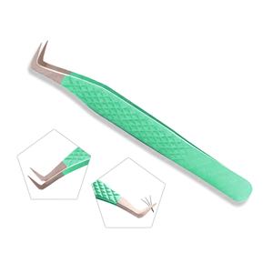 Pinzas de pestañas clásicas y de volumen hechas a mano con herramienta de belleza de Punta puntiaguda para una mayor seguridad y mejores resultados - Product Image 3