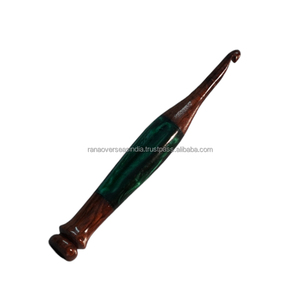 Crochets en bois et en résine de forme personnalisée de haute qualité en gros aiguille à tricoter au prix le plus bas du fournisseur de confiance - Product Image 6