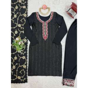 Conjunto de vestido de fiesta Dupatta superior de diseñador - Product Image 6