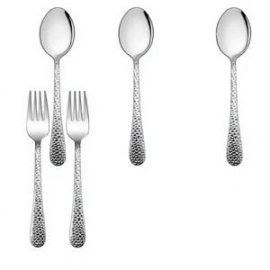 Ensemble de couverts de luxe en acier inoxydable doré, durable, poli miroir - Product Image 6