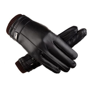 Gants en cuir uni pour usage quotidien en extérieur, compatibles avec les écrans tactiles, pour la conduite, le cyclisme, la moto, de la marque IGNITEFIT WEAR - Product Image 1