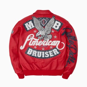 Chaqueta de Invierno de Lona y Cuero para Hombre Avirex al Mejor Precio, Cuero Genuino Premium, Resistente al Viento e Impermeable, Teñido Liso en la Parte Delantera, Todas las Tallas - Product Image 5