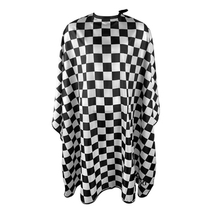 Cape de barbier à séchage rapide, imperméable, du fabricant de matériel de coiffure, légère, avec impression de logo personnalisée, OEM - Product Image 1