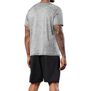 Ensemble short et t-shirt de sport respirant pour l'entraînement, le basketball, la course à pied, le football, avec taille élastique et poche - Product Image 4