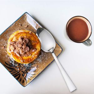 Set di 6 Cucchiaini da Tè e Caffè in Acciaio Inox 18/0, 16 cm, Argento, Cucchiaini da Dessert - Product Image 2