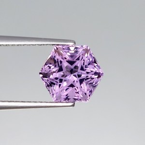 Ametista natural hexagonal de corte personalizado, piedra preciosa suelta, cristal púrpura para joyería - Product Image 5