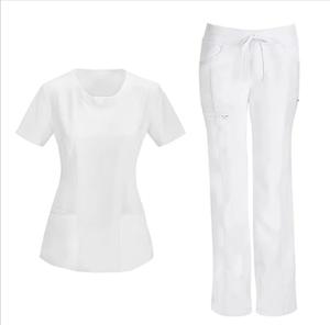 Tenues d'infirmière à manches courtes, ensembles de blouses médicales personnalisées, uniformes d'hôpital, blouses médicales pour infirmières - Product Image 1