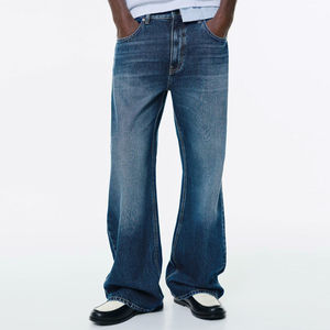 Pantalon en jean premium pour homme – Coupe confortable, tissu en coton durable, respirant, écologique, coupe droite, léger, idéal pour les tenues décontractées - Product Image 1