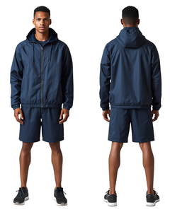 Ensemble de jogging léger pour homme, coupe-vent, deux pièces - Product Image 1