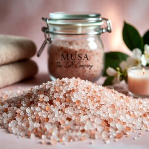 Sal de Baño Natural de Rosa del Himalaya Tallada en Piedra, Ecológica, con Esencia Floral de Epsom, para el Cuidado de la Piel, en Tarro de 850g, Terapia de Spa - Product Image 4