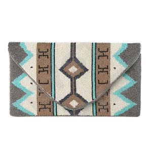 Patrón tribal personalizado con cuentas fiesta embrague noche bolso diseñador señoras bolsos de hombro monederos y bolsos de lujo fiestas - Product Image 1