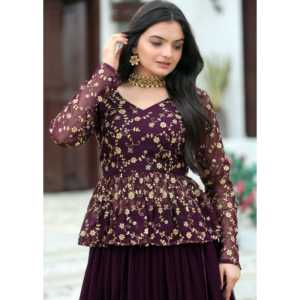 Ropa DE BODA Lehenga Choli elegante para damas de honor e invitados - Product Image 2