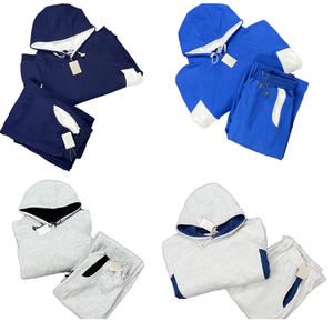 Conjunto de Dos Piezas de Sudadera con Capucha y Pantalones Deportivos para Hombre, de Alta Calidad OEM, para Invierno, Deportivo, Informal, Tejido, 100% Algodón - Product Image 6