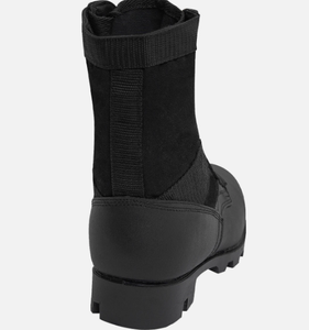Bottes de jungle en cuir pour hommes, noires, pour patrouille et travail en extérieur, légères et respirantes, pour la randonnée, l'entraînement et le travail - Product Image 3