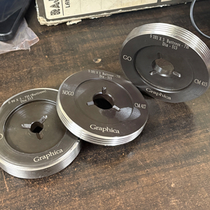 Buttress <b>Thread</b> Plug <b>Gauge</b> Buttress <b>Thread</b> Ring <b>Gauge</b> GO/NOGO Diameter Range: 10 mm to 300+ mm TPI: 20 TPI to 2 TPI - Product Image 2