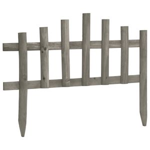 10 Pezzi Bordi per Prato in Legno di Abete Ornamenti da Giardino 14.4 - Product Image 3